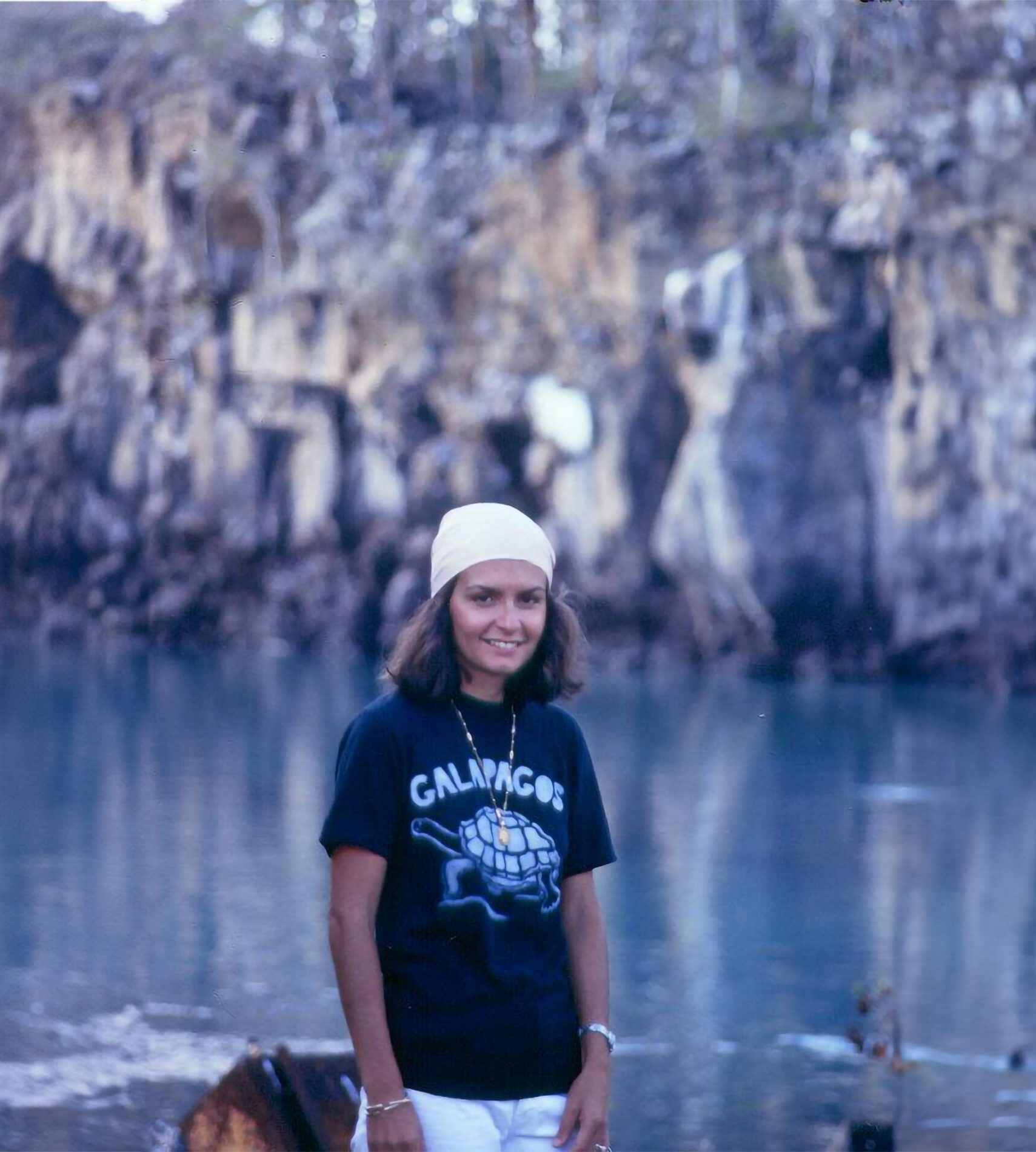 Judy in Galapagos